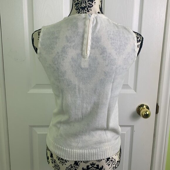 Vintage Alpine Knitters Ltd. Crochet Knit Top 1970s - Picture 4 of 8